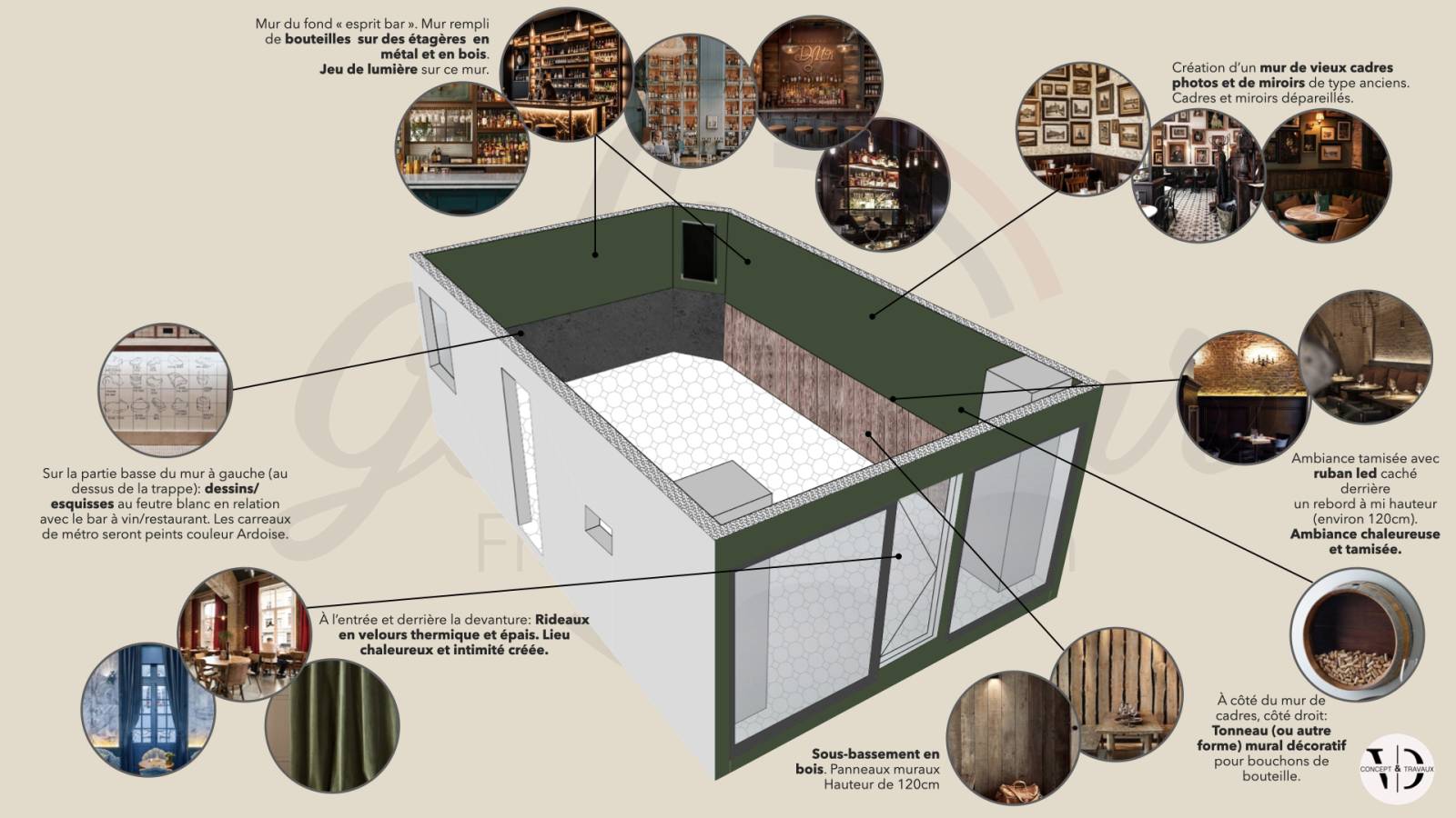 plan design interieur bar a vins neuilly sur seine les hauts de seine 92