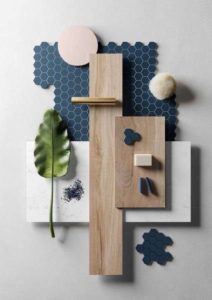 palette matières moodboard planche inspiration decoration Neuilly sur Seine