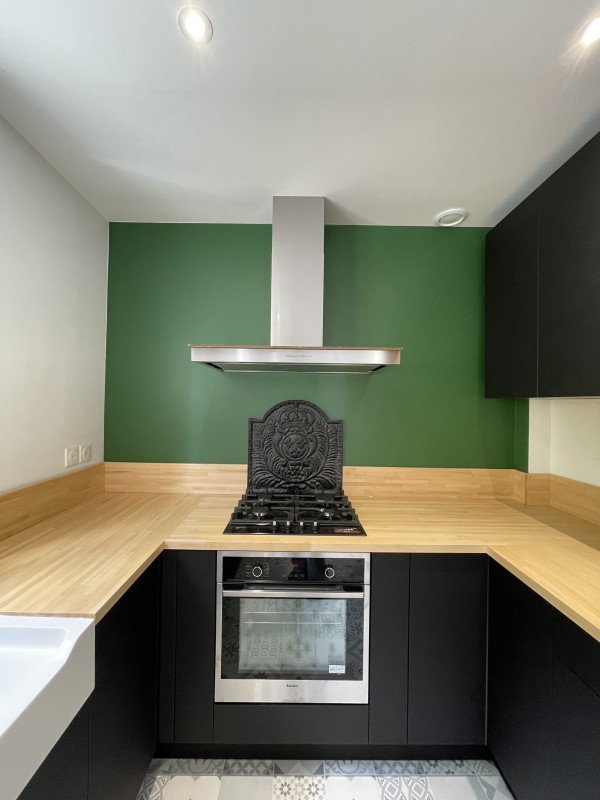 renovation totale cuisine à St germain en laye 78100 Les Yvelines