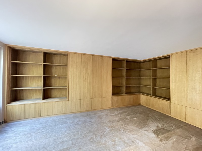 Bibliothèque et aménagement de bureau sur mesure à St Germain en Laye