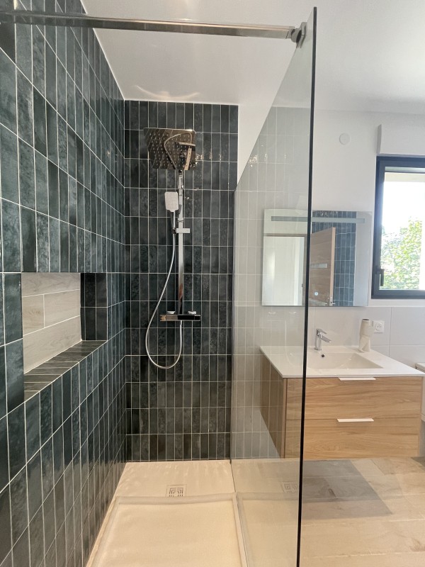 salle de douche rdc maison renovation totale meuble simple vasque saint germain en laye 78100
