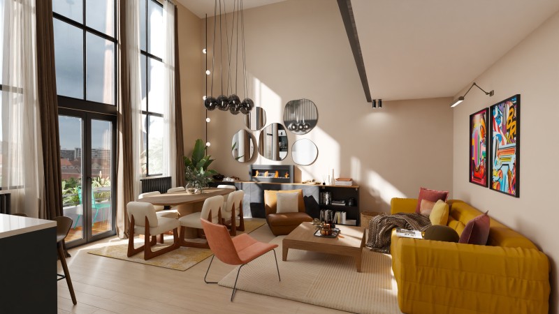 Architecte d’intérieur Paris16 aménagement de duplex loft haut de gamme