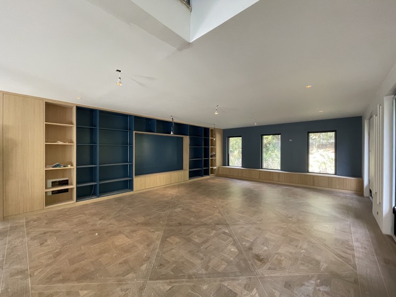 Meuble TV Ambiance contemporaine et sur mesure – Paris 16e