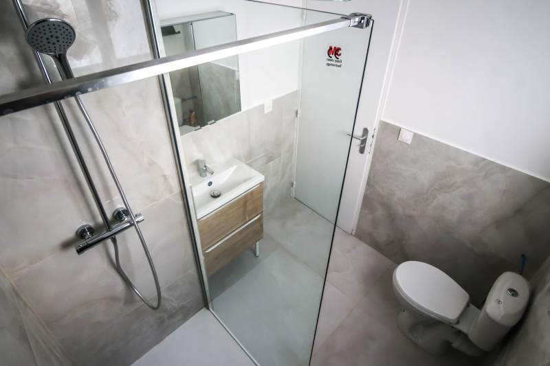 Salle de douche appartement étudiant Levallois Perret 92