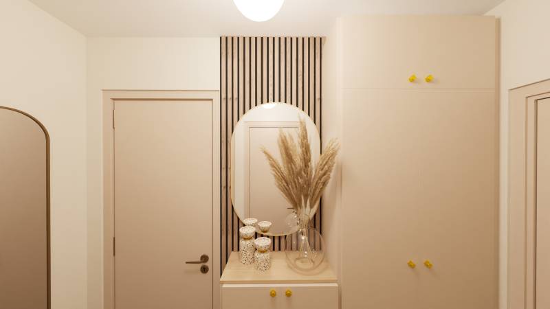 design interieur sur mesure couloir appartement saint germain en laye les Yvelines 78100