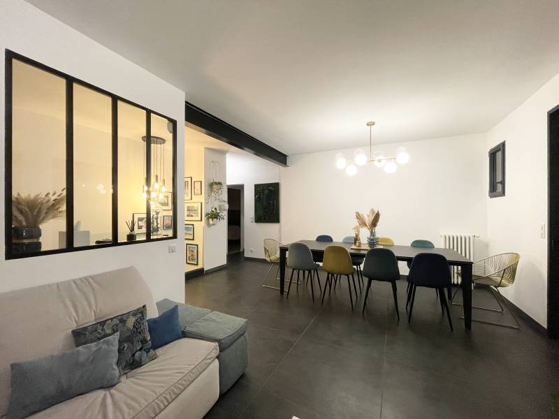 piece de vie salon et salle a manger dans maison Yvelines 78100 st germain