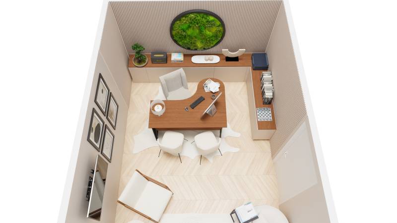 3D vue bureau Neuilly sur seine 92200 les hauts de seine