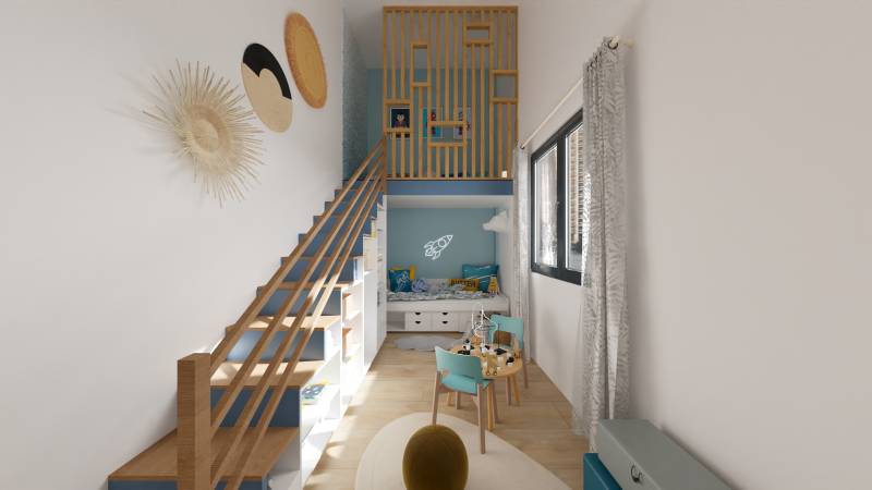 agencement et decoration chambre enfant lit mezzanine les hauts de seine 92200 neuilly sur seine 