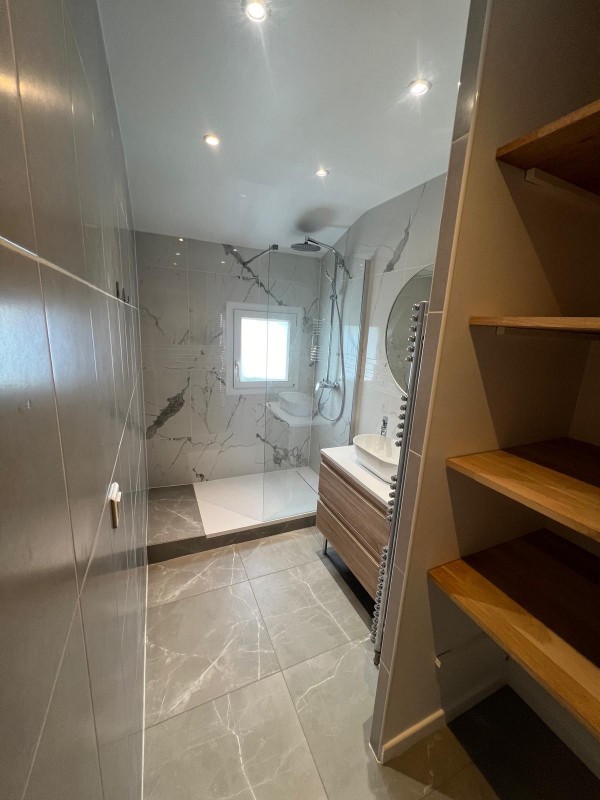 renovation complete salle de douche dans maison Yvelines 78 saint-germain-en-laye 