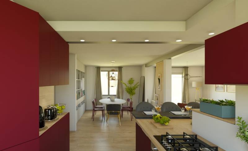 proposition agencement cuisine maison ancienne à Versailles 78000