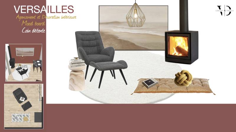 salon lecture detente dans maison versailles 